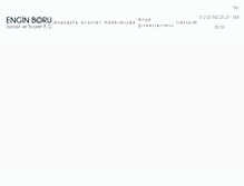 Tablet Screenshot of enginboru.com.tr